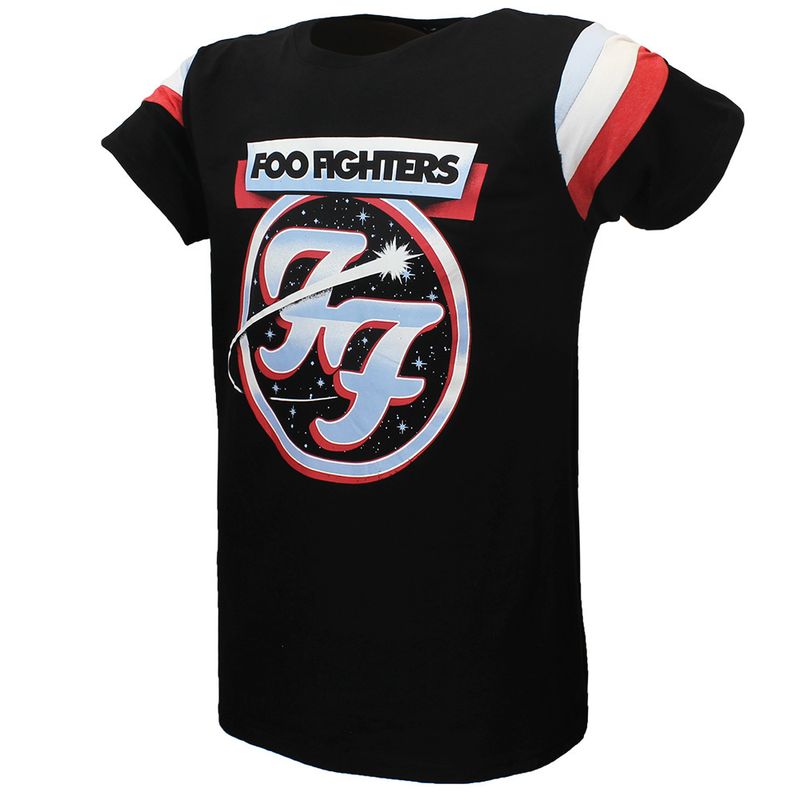 Foo Fighters Comet 60's Style Tricolored Ringer T-Shirt