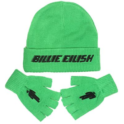 Billie Eilish Hat with Gloves Set