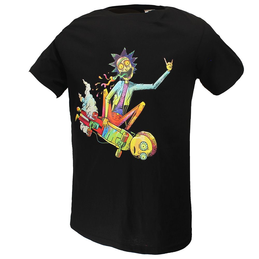 Rick and Morty Acid Skateboard Steez T-Shirt