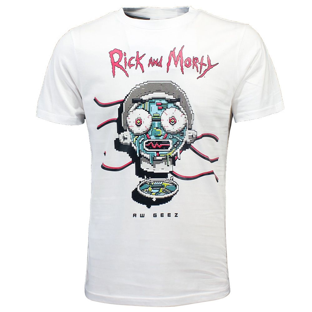 Rick and Morty Aw Geez T-Shirt White