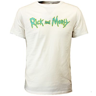Rick and Morty Logo T-Shirt White