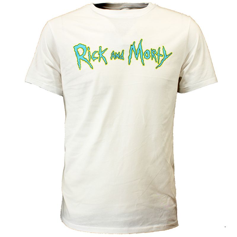 Rick and Morty Logo T-Shirt White