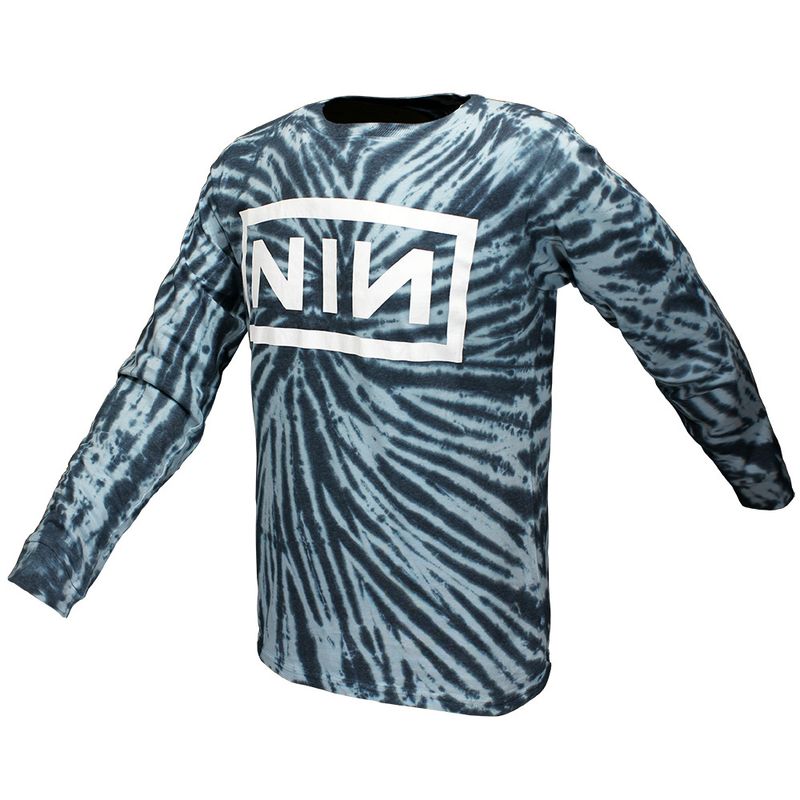Nine Inch Nails Logo Dip Dye Longsleeve T-Shirt