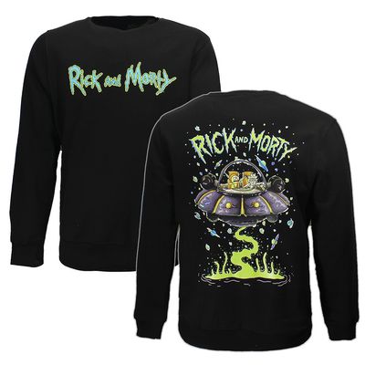 Rick and Morty Space Cruiser Crewneck Sweater