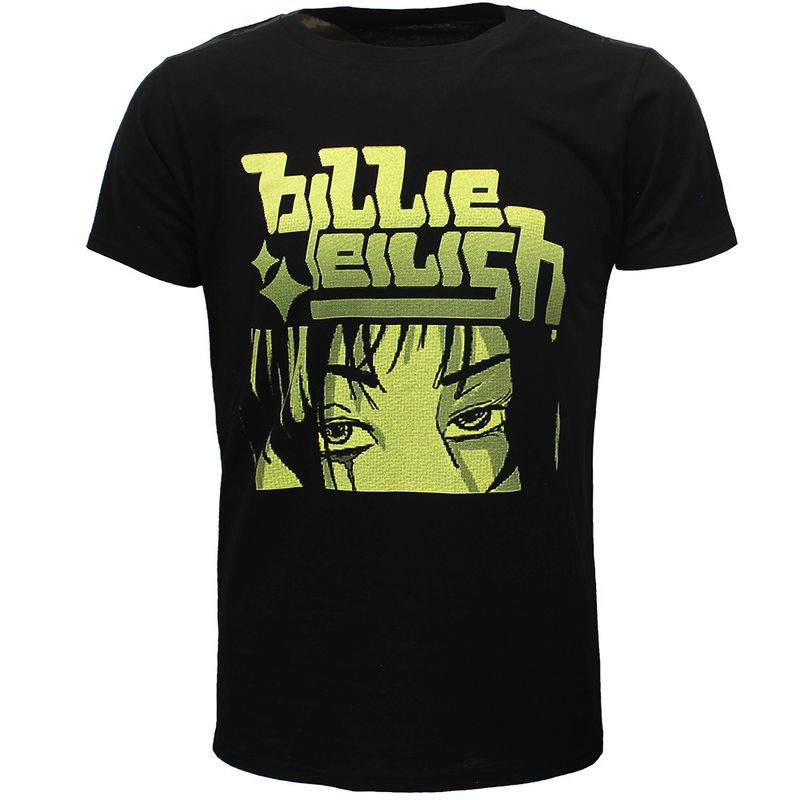 Billie Eilish Anime Billie Logo T-Shirt
