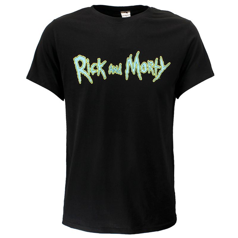 Rick and Morty Logo T-Shirt Black
