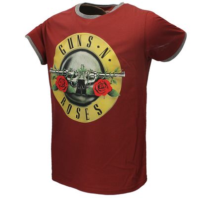 Guns N' Roses Logo Ringer T-Shirt Red