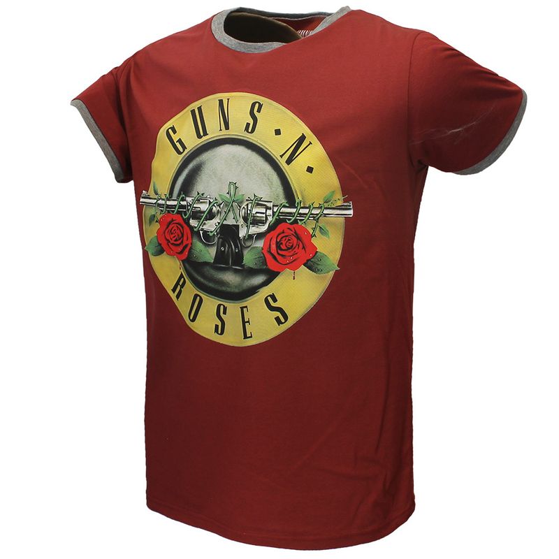 Guns N' Roses Logo Ringer T-Shirt Red