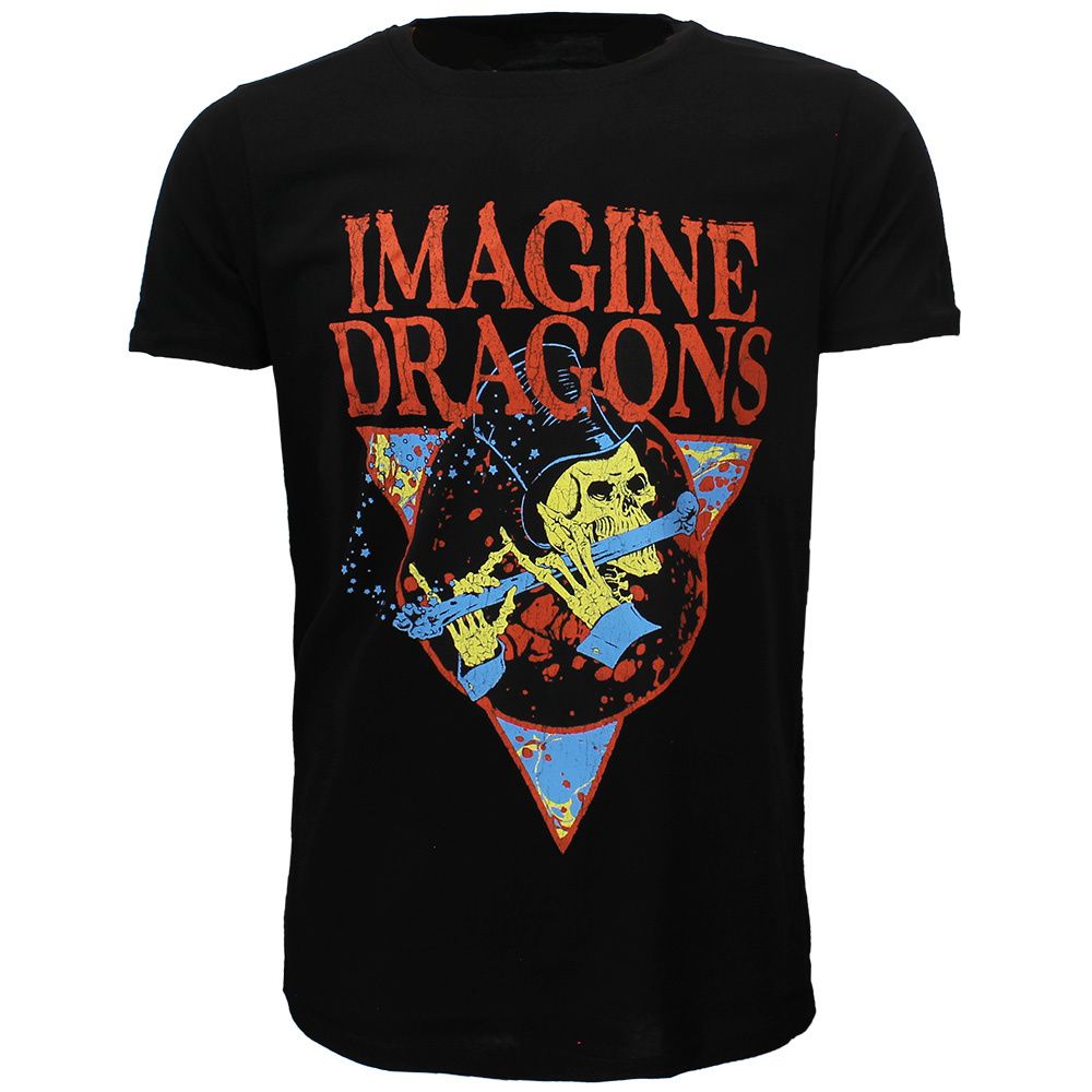 Imagine Dragons Bones Flute Skeleton T-Shirt