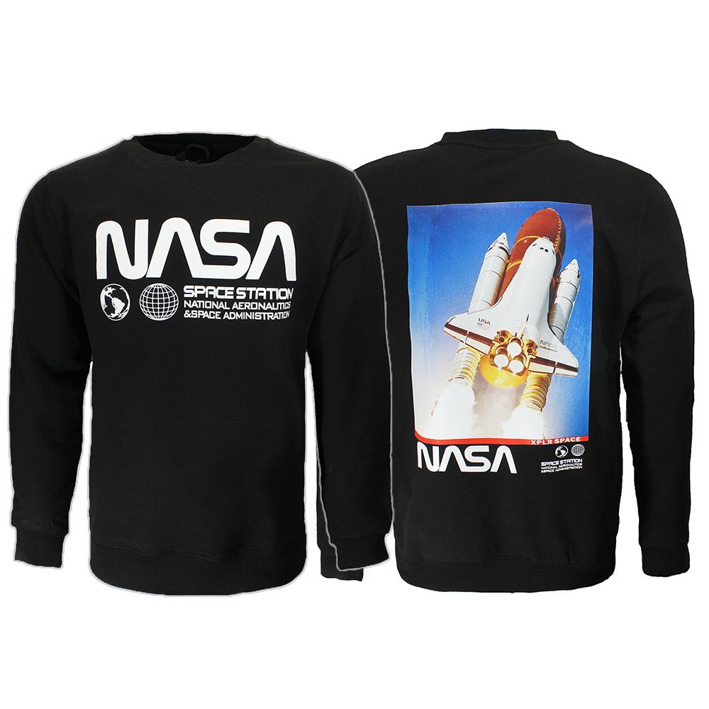 NASA Sweater Space Shuttle Endeavor Crewneck Sweater