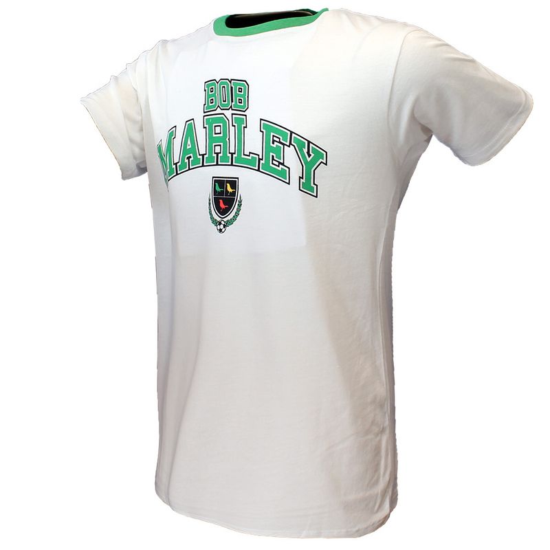 Bob Marley University Crest Three Little Birds T-Shirt