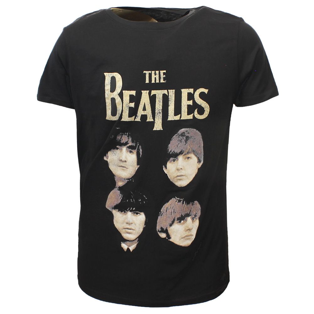 The Beatles John Paul George Ringo Faces T-Shirt