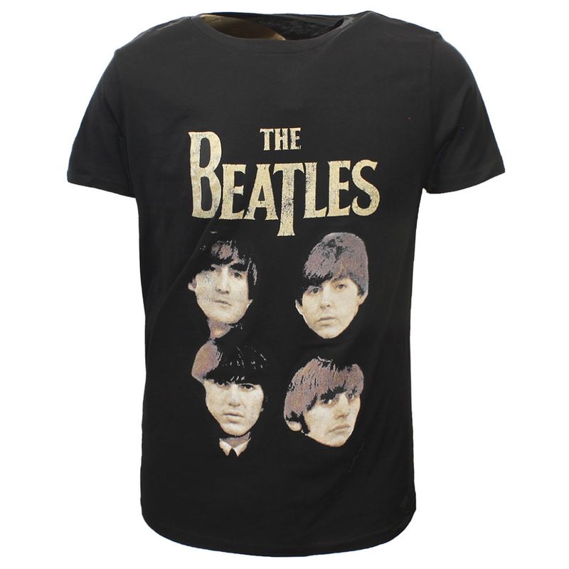The Beatles John Paul George Ringo Faces T-Shirt