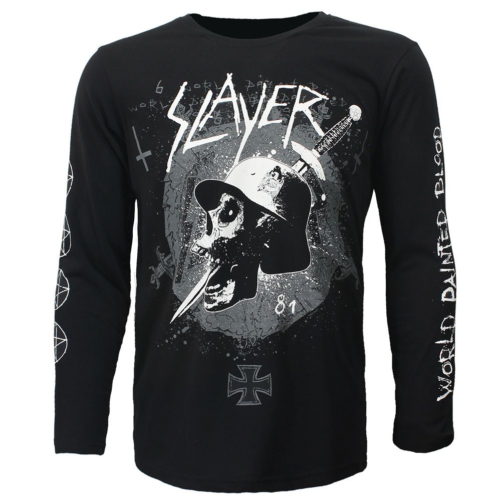 Slayer Soldier Skull Dagger Longsleeve T-Shirt