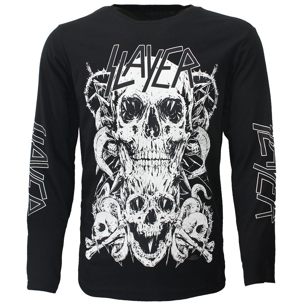 Slayer Pile Of Skulls Longsleeve T-Shirt