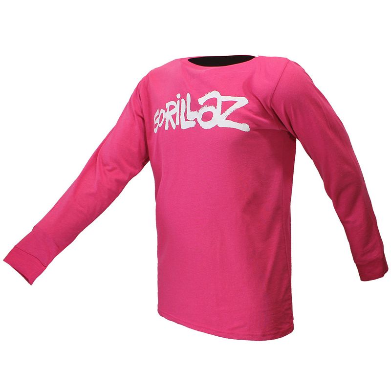 Gorillaz Papazu Pink Longsleeve T-Shirt
