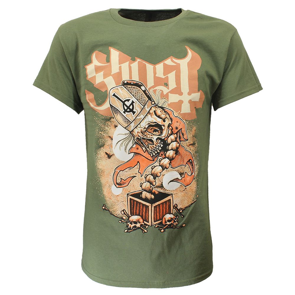 Ghost Jack In The Box Green Band T-Shirt
