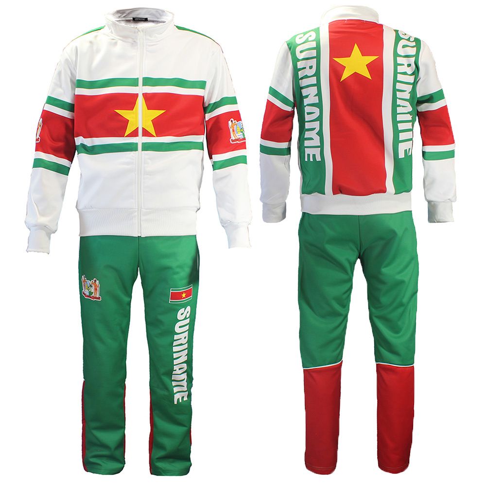 Suriname Flag Tracksuit Chill Outfit