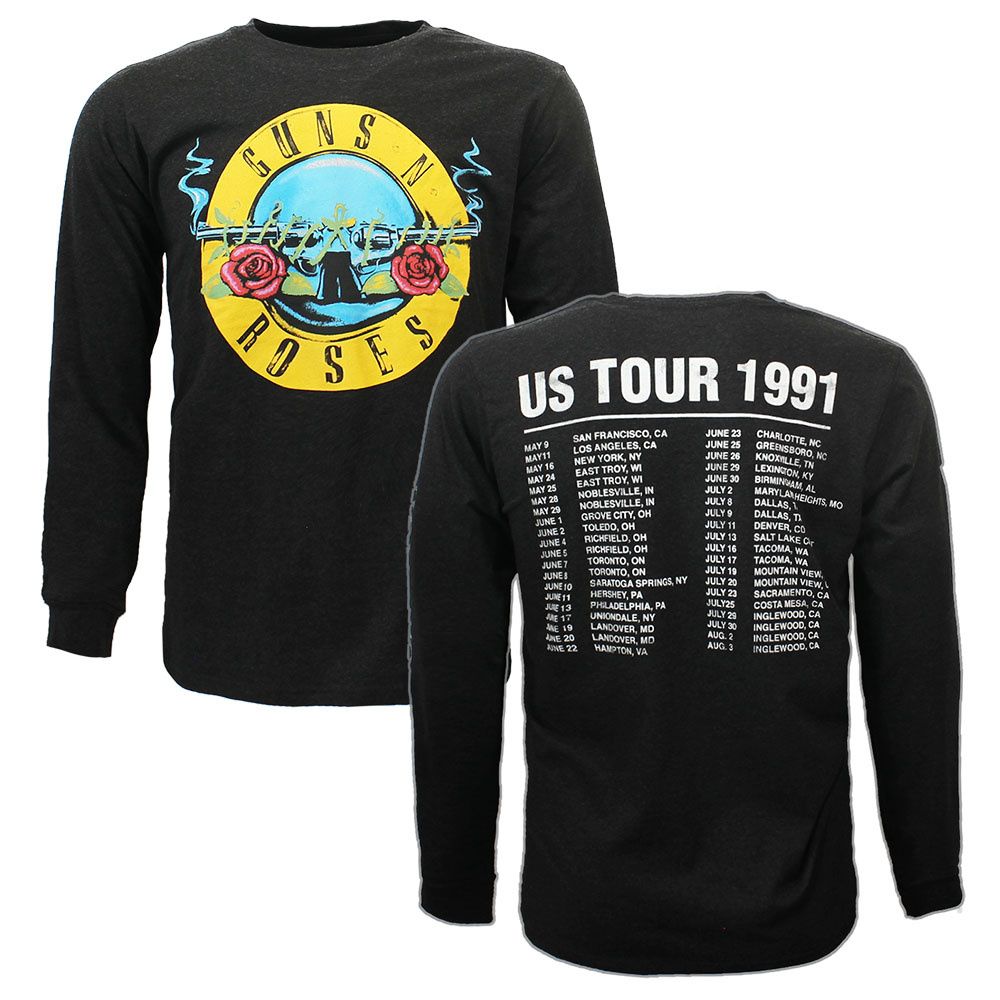 Guns N' Roses Hollywood Tour 1991 Longsleeve T-Shirt