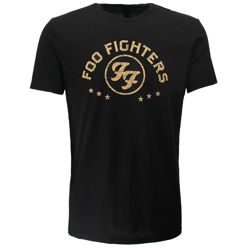 Foo Fighters Arched Stars Logo T-Shirt