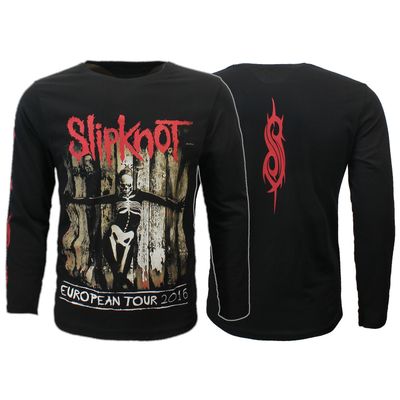 Slipknot Skeleton Flag Longsleeve T-Shirt