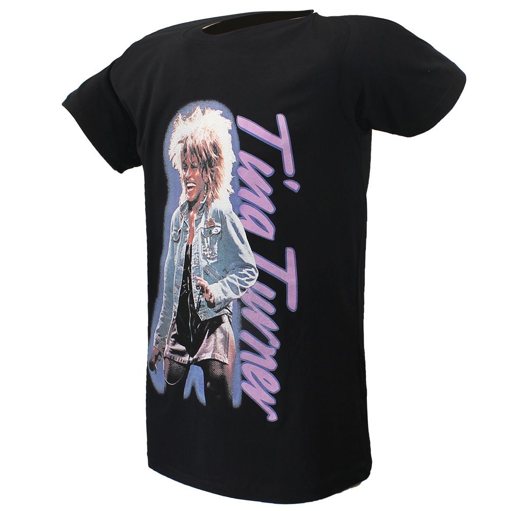 Tina Turner Live Performance Vertical Logo T-Shirt