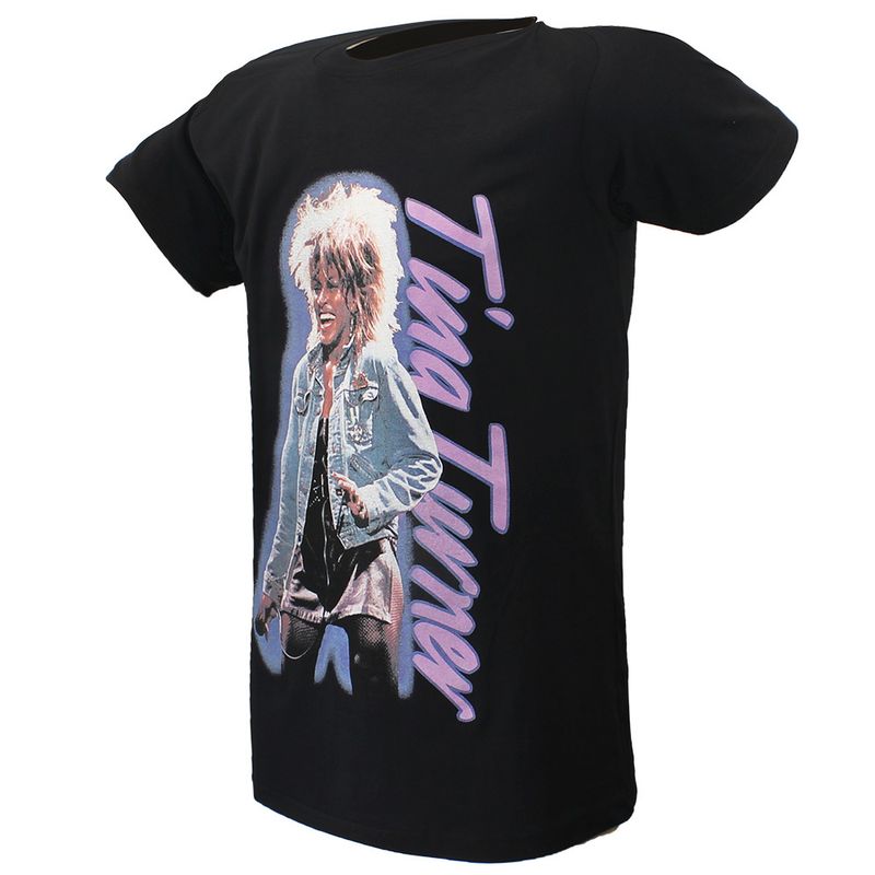 Tina Turner Live Performance Vertical Logo T-Shirt