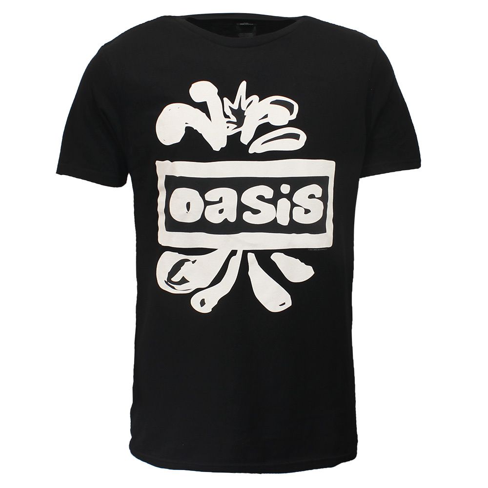 Oasis Splatter Logo Official Band T-Shirt