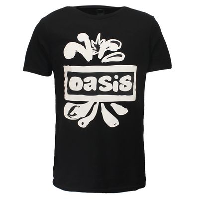 Oasis Splatter Logo Official Band T-Shirt