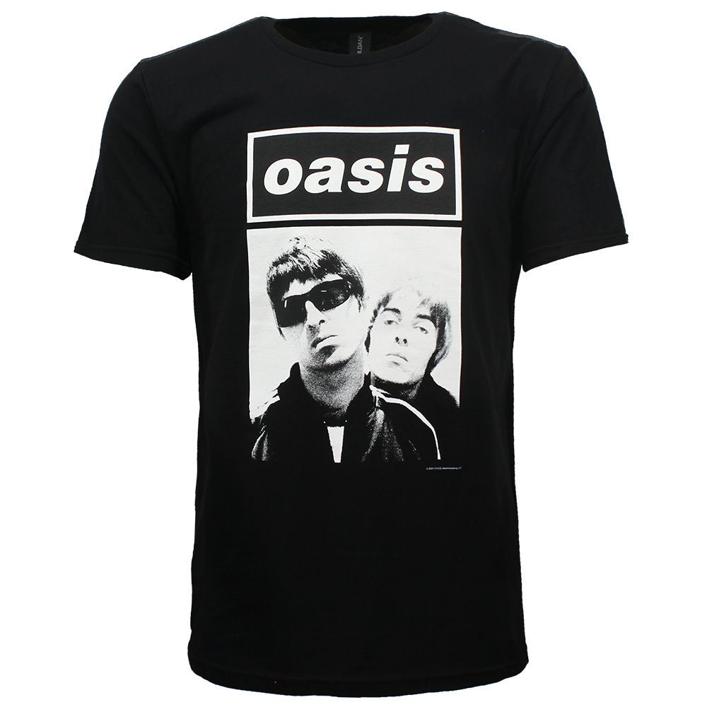 Oasis Liam and Noel Gallagher Photo T-Shirt