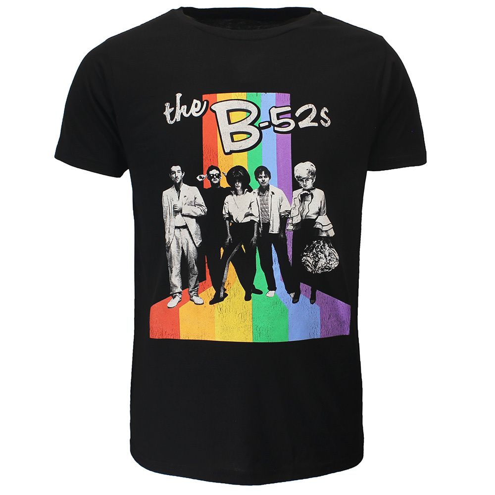 The B-52's Rainbow Band Photo T-Shirt