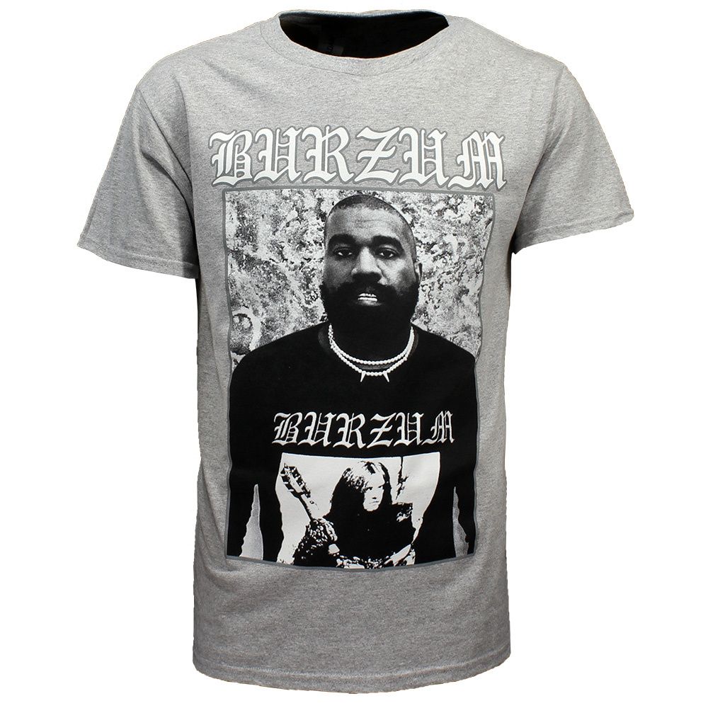 Burzum Kanye West T-Shirt Grey