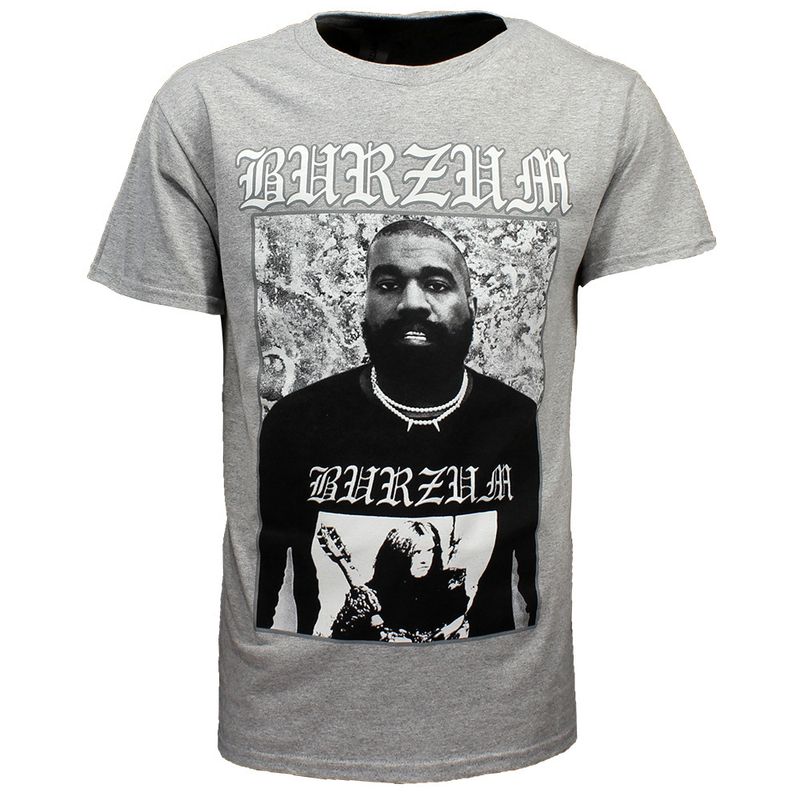 Burzum Kanye West T-Shirt Grey