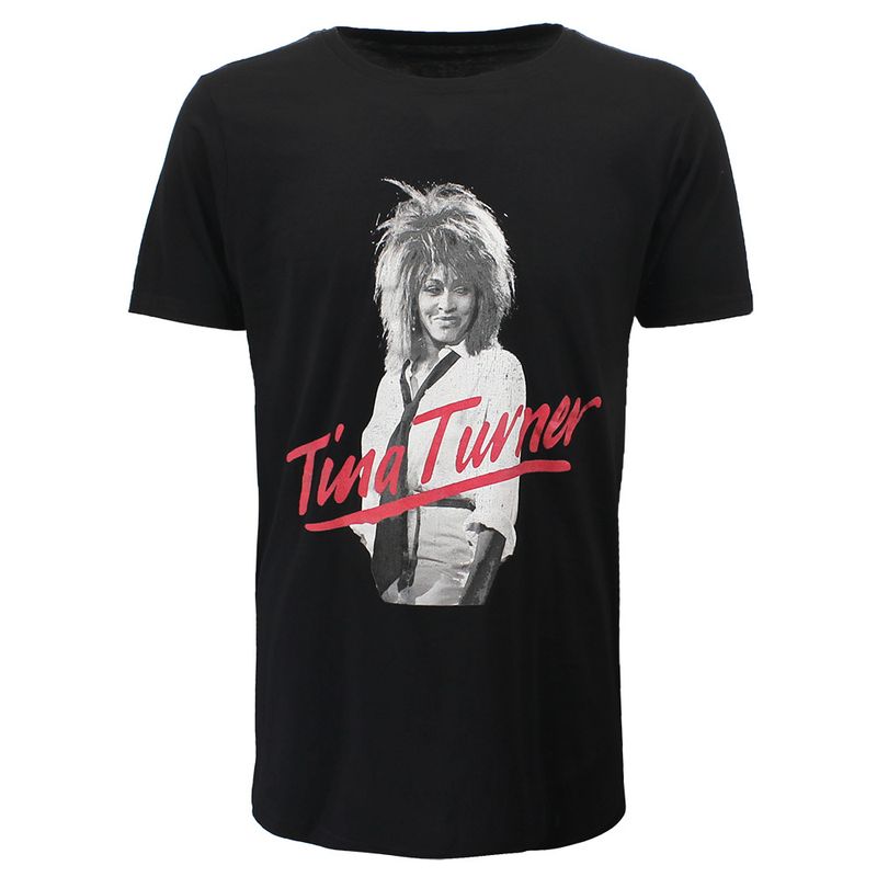 Tina Turner Photo Pose Red Logo T-Shirt