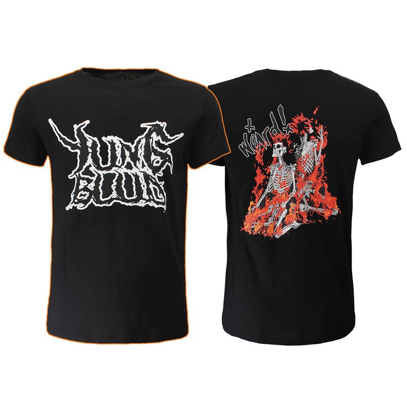 Yungblud Weird Flaming Skeletons T-Shirt