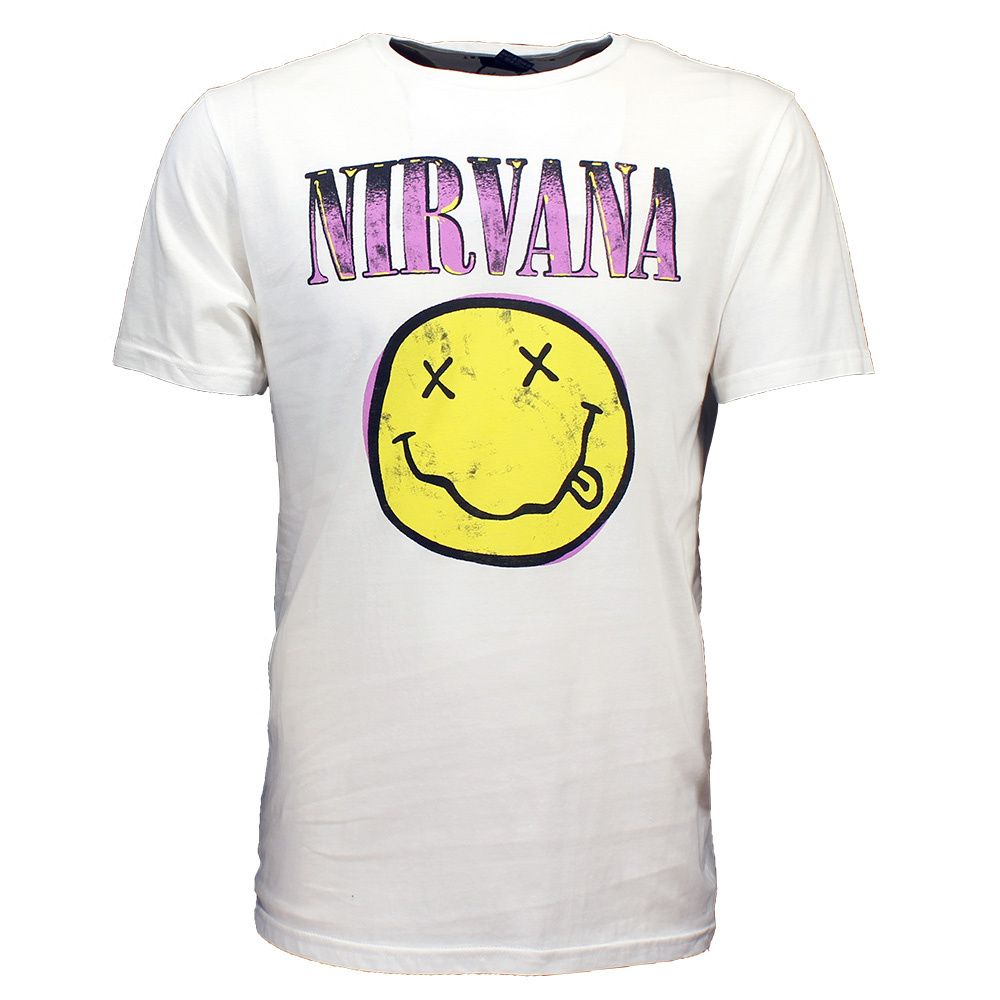 Nirvana Xerox Style Smiley T-Shirt