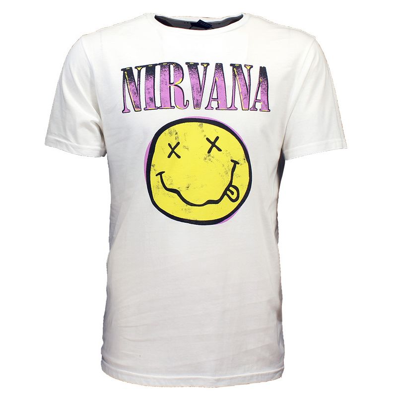 Nirvana Xerox Style Smiley T-Shirt