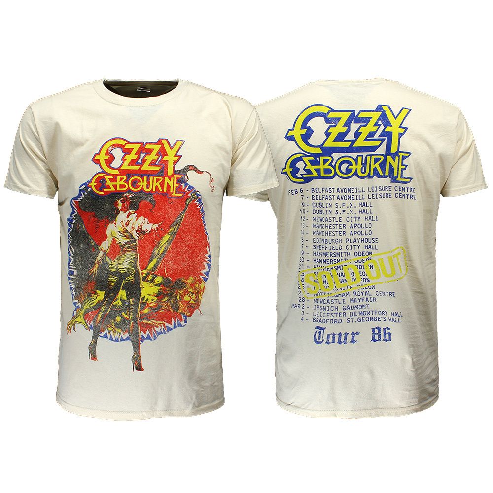 Ozzy Osbourne The Ultimate Sin Tour 1986 T-Shirt