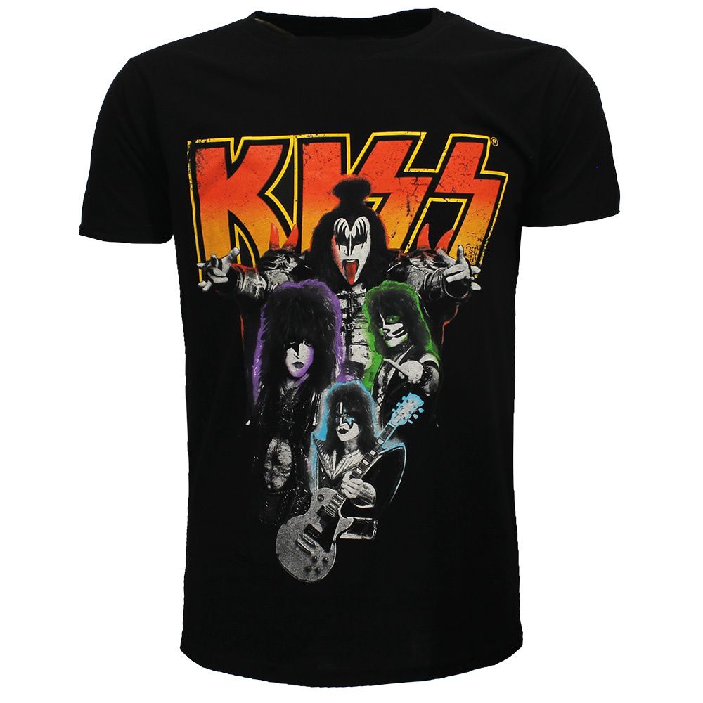 KISS Neon Band T-Shirt