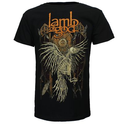 Lamb of God Crow Skeleton T-Shirt