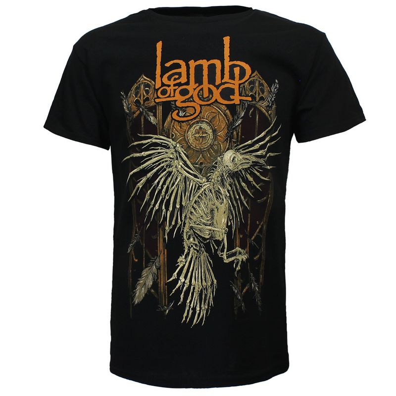 Lamb of God Crow Skeleton T-Shirt
