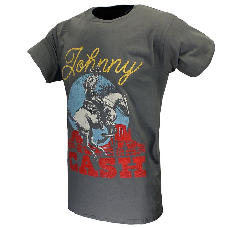 Johnny Cash Galloping Horse T-shirt