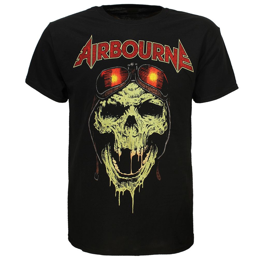 Airbourne Hell Pilot Glow Band T-Shirt