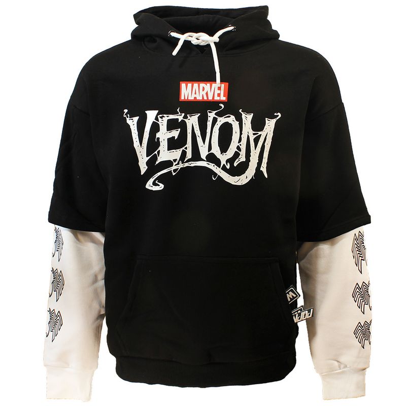 Marvel Comics Venom Double Sleeved Hoodie Sweater