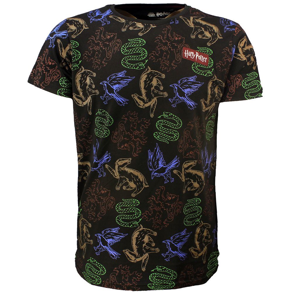 Harry Potter Wizards Unite House Animals T-Shirt