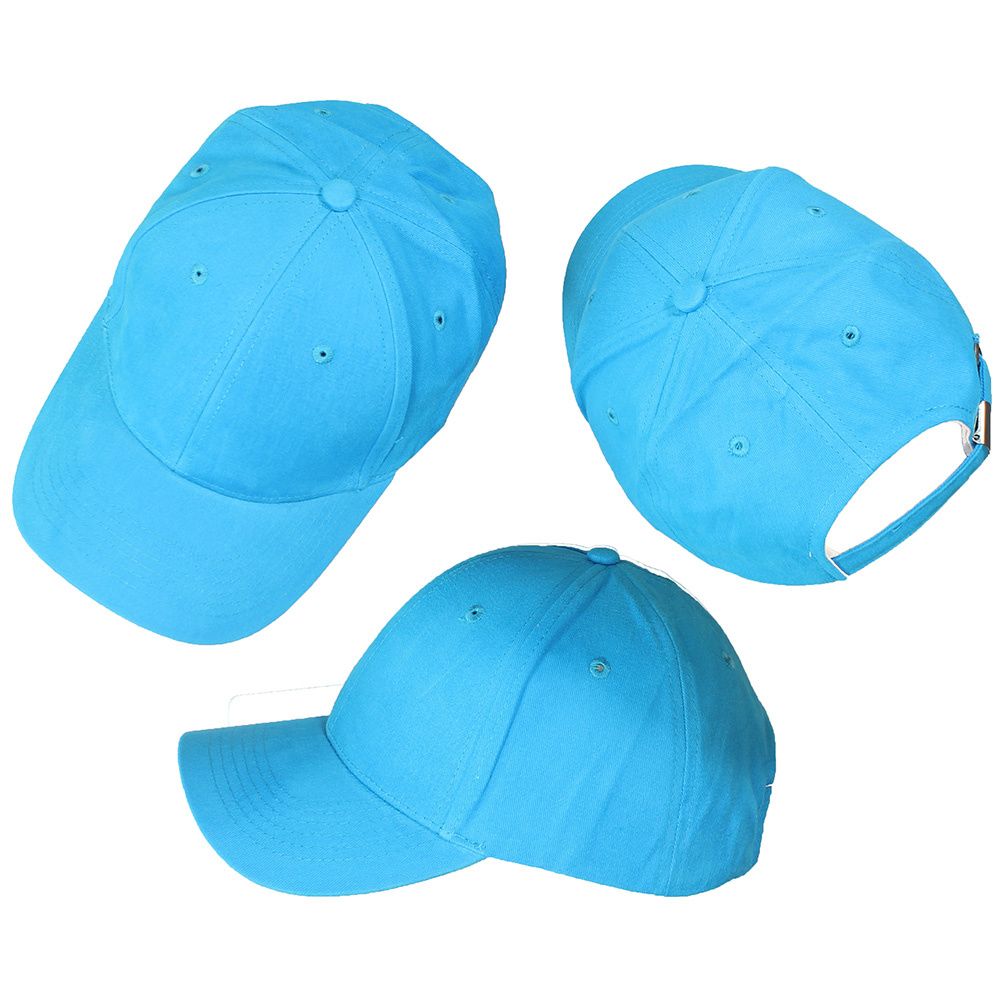 Basic Plain Creta Blue Cap 3 pieces