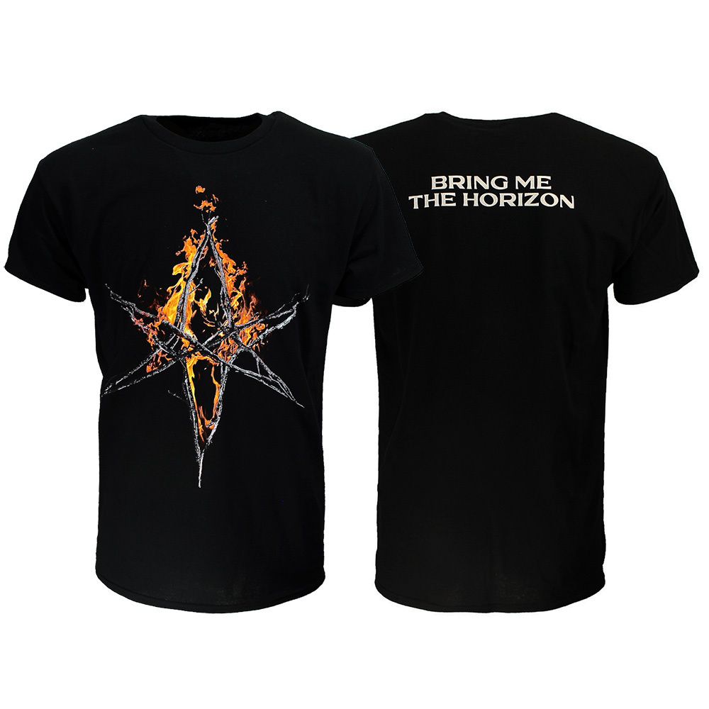 Bring Me The Horizon Flaming Hex T-Shirt