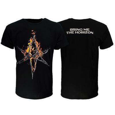 Bring Me The Horizon Flaming Hex T-Shirt