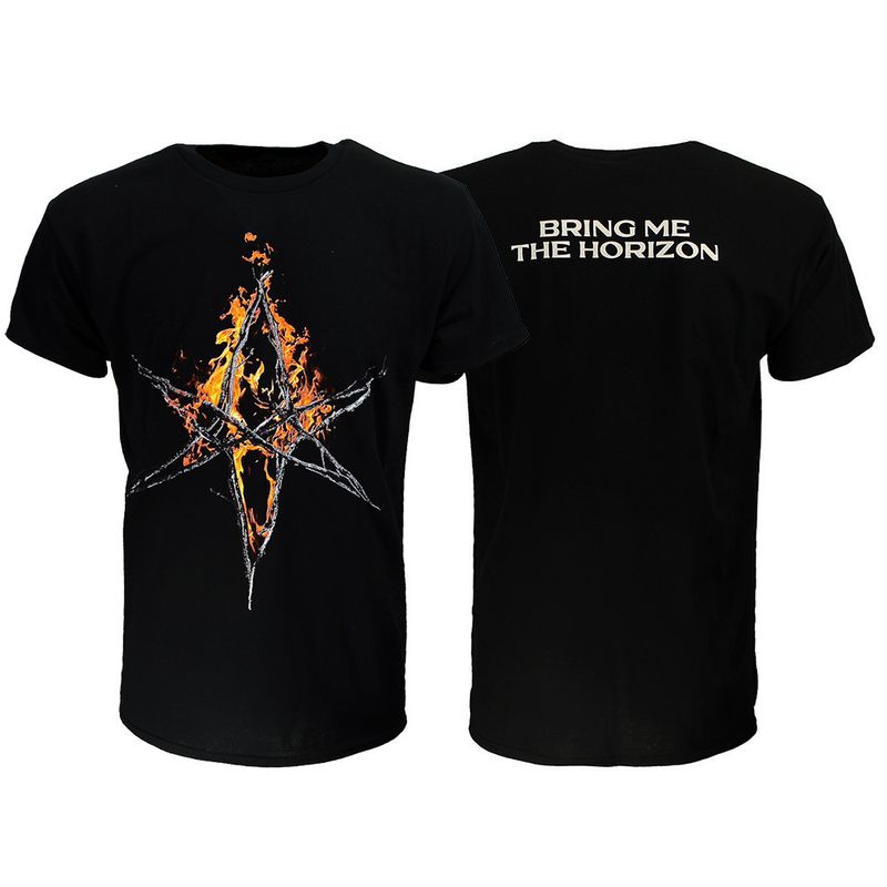 Bring Me The Horizon Flaming Hex T-Shirt
