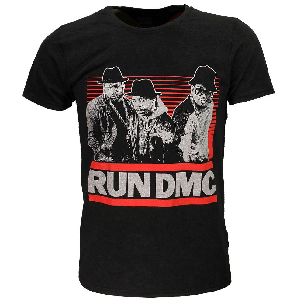 Run DMC Gradient Bars Dip Dye / Mineral Wash T-Shirt